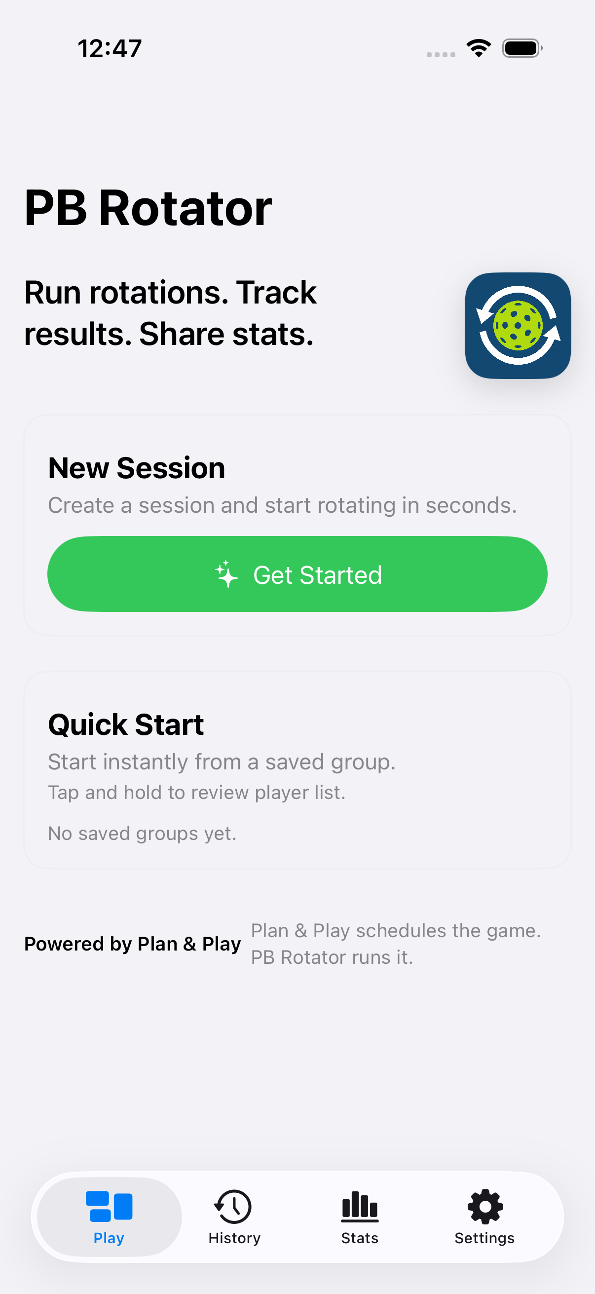 数秒でセッション開始